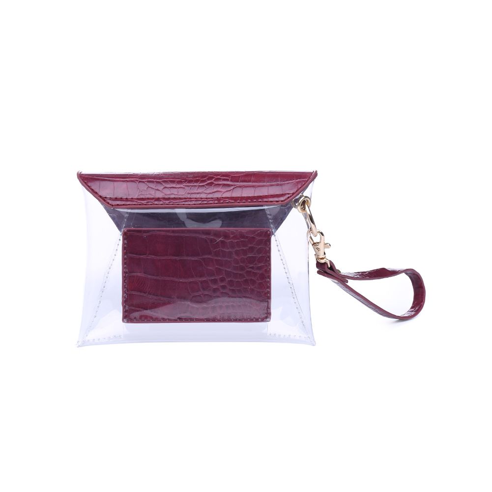 Product Image of Urban Expressions Reese - Croc Wristlet 840611163394 View 7 | Burgundy