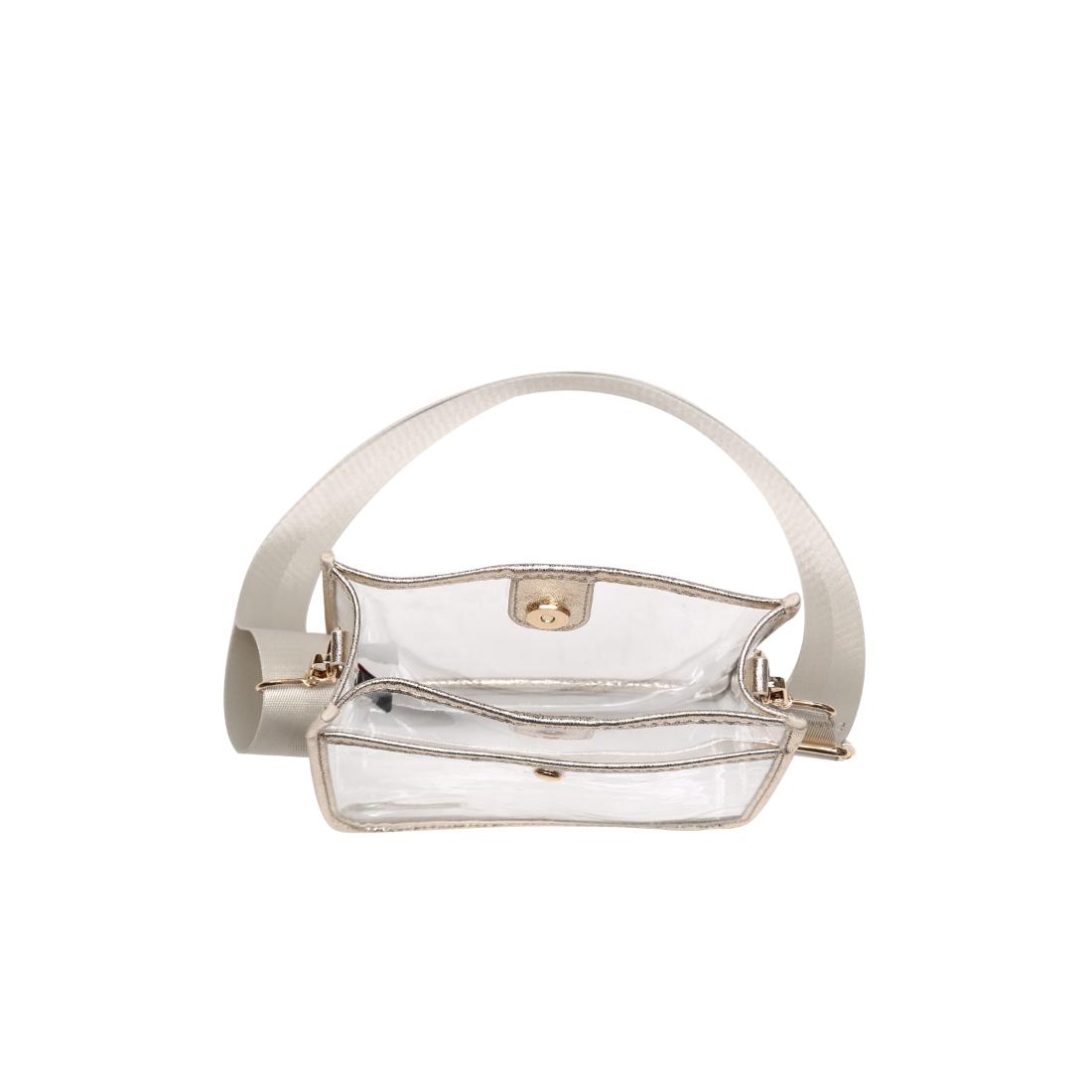 Product Image of Urban Expressions Beckham - Clear Crossbody 840504201431 View 8 | Gold