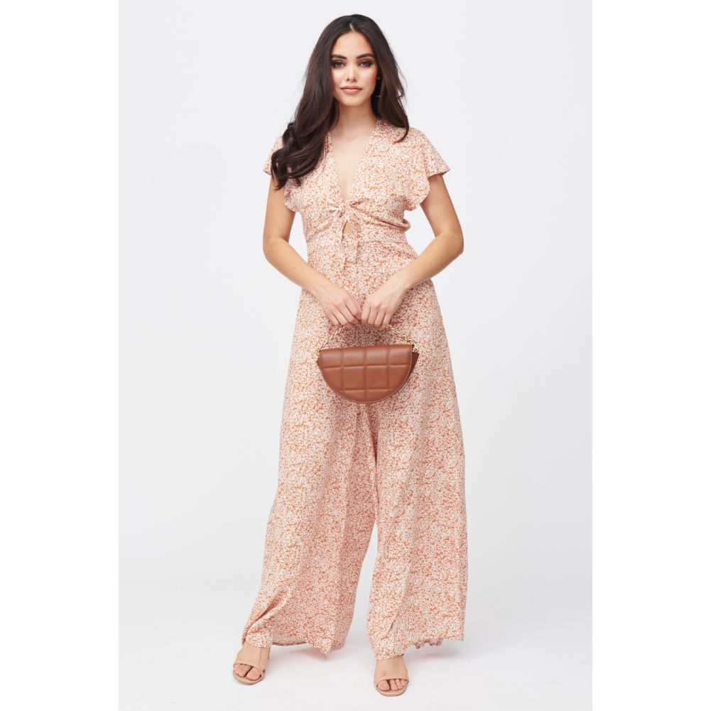 Woman wearing Chocolate Urban Expressions Natalie Crossbody 840611183033 View 3 | Chocolate