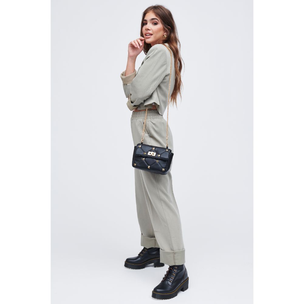 Woman wearing Black Urban Expressions Aiza Crossbody 818209010559 View 3 | Black