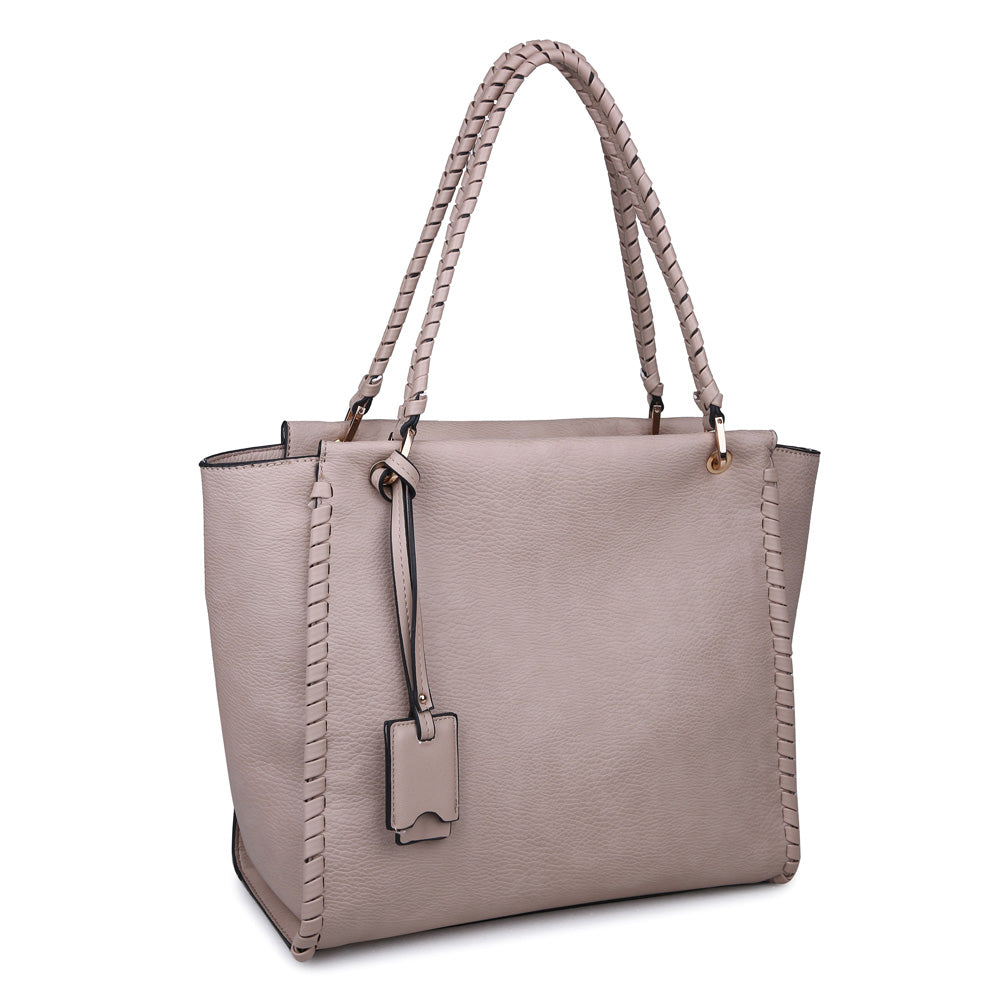 Product Image of Urban Expressions Presley Tote NA-840611149428 View 2 | Nude