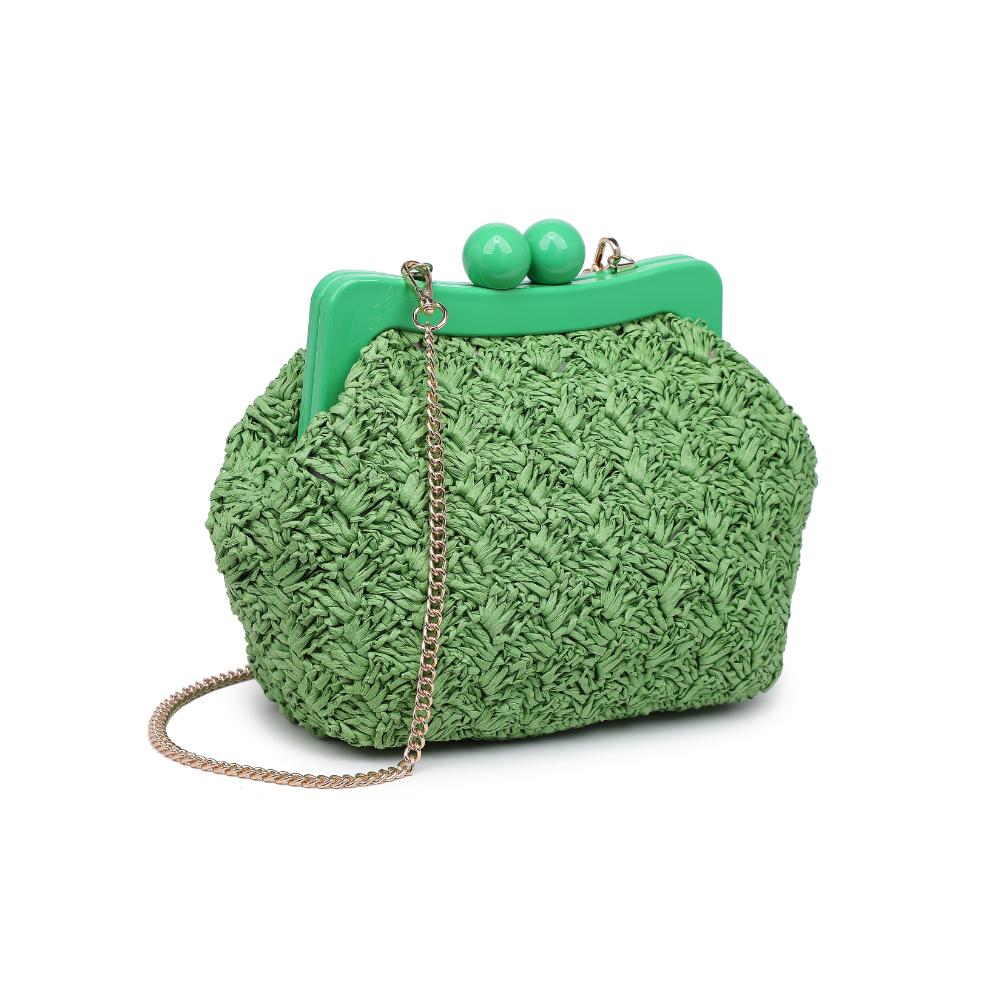 Woman wearing Green Urban Expressions Naomi Crossbody 840611119698 View 6 | Green