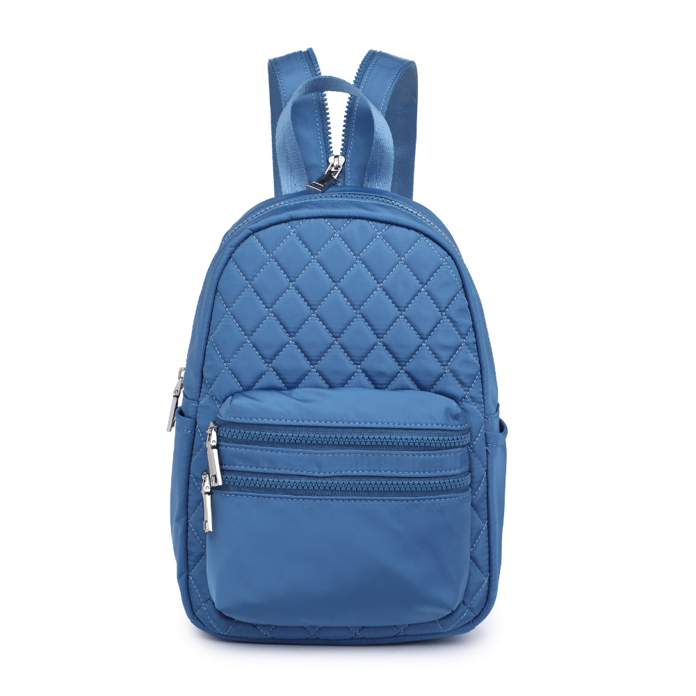 Product Image of Urban Expressions Brynlee Sling Backpack 840611180483 View 1 | Denim