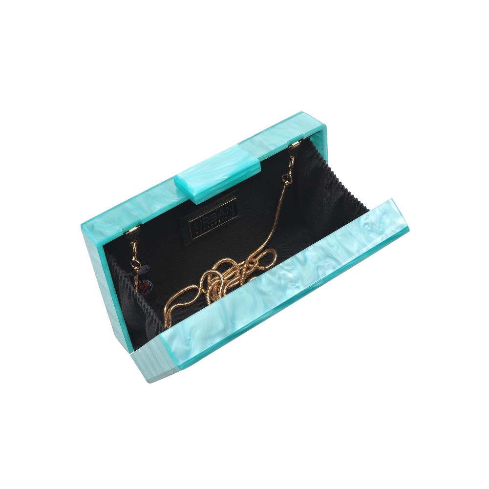 Product Image of Urban Expressions Ariel Evening Bag 840611171344 View 4 | Turquoise