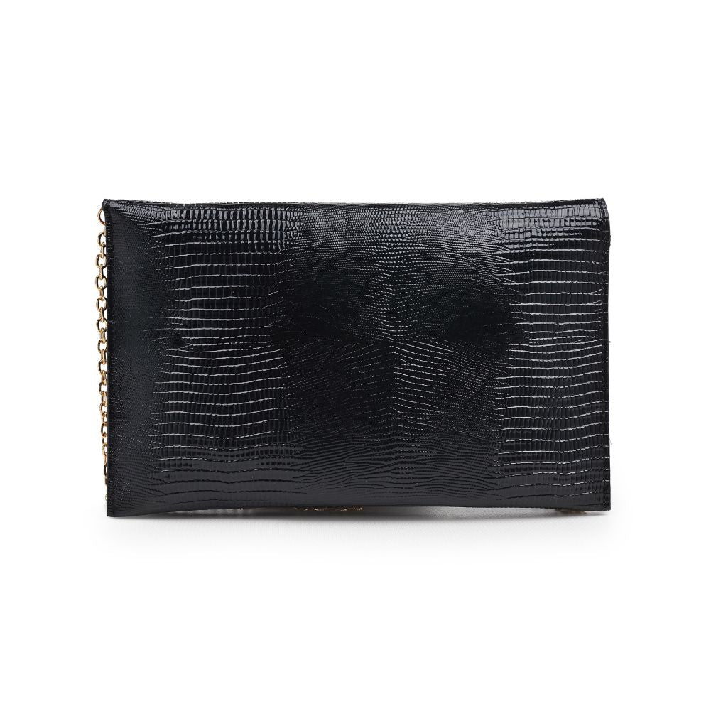 Product Image of Urban Expressions Isabelle Lizard Clutch NA-840611164162 View 3 | Black