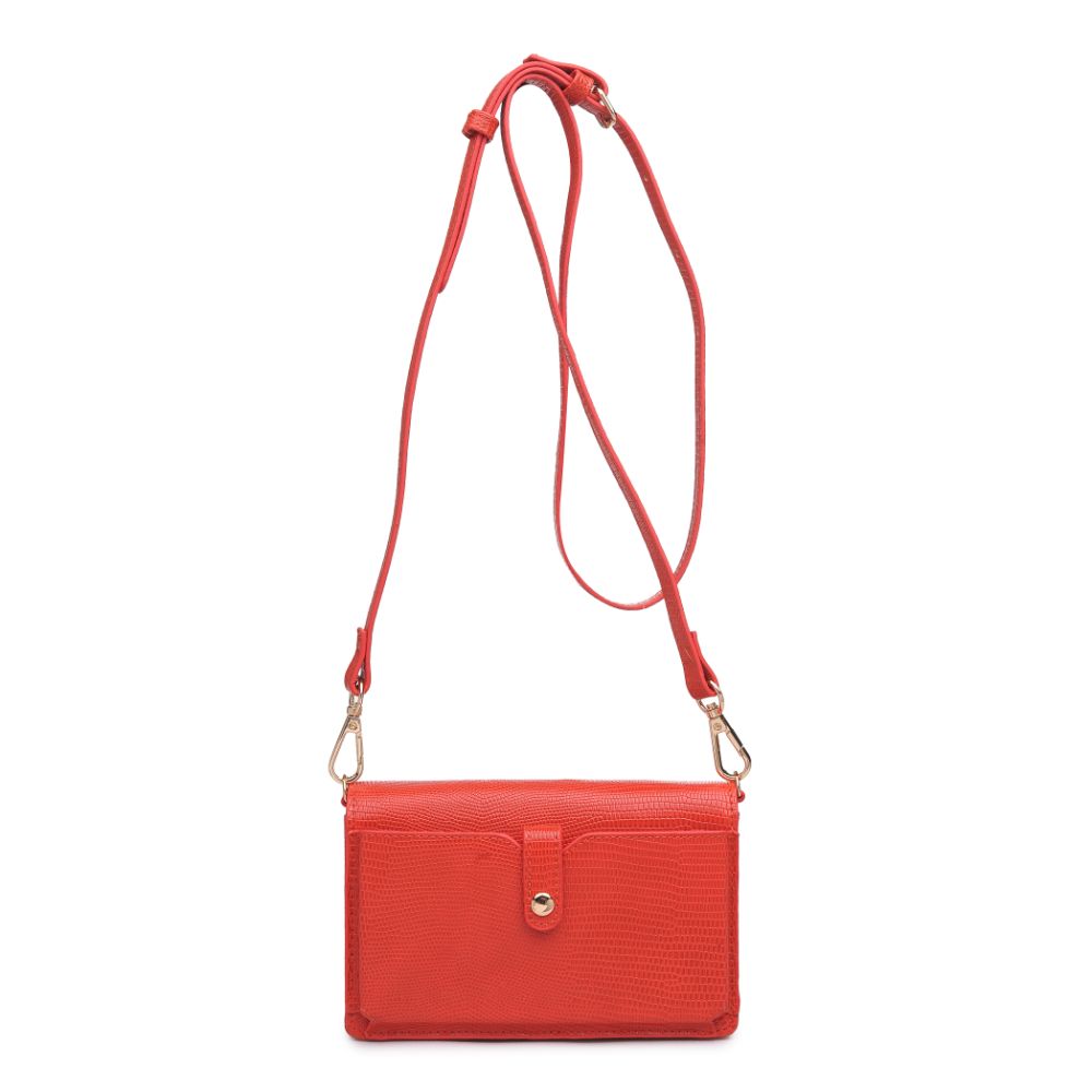 Product Image of Urban Expressions Emma Lizard Crossbody 840611173942 View 3 | Orange