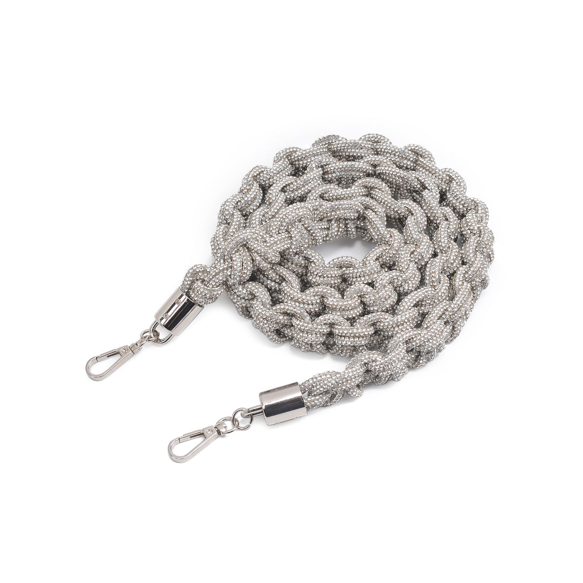Woman wearing Silver Urban Expressions Sophia Shoulder Strap 840611116352 View 5 | Silver