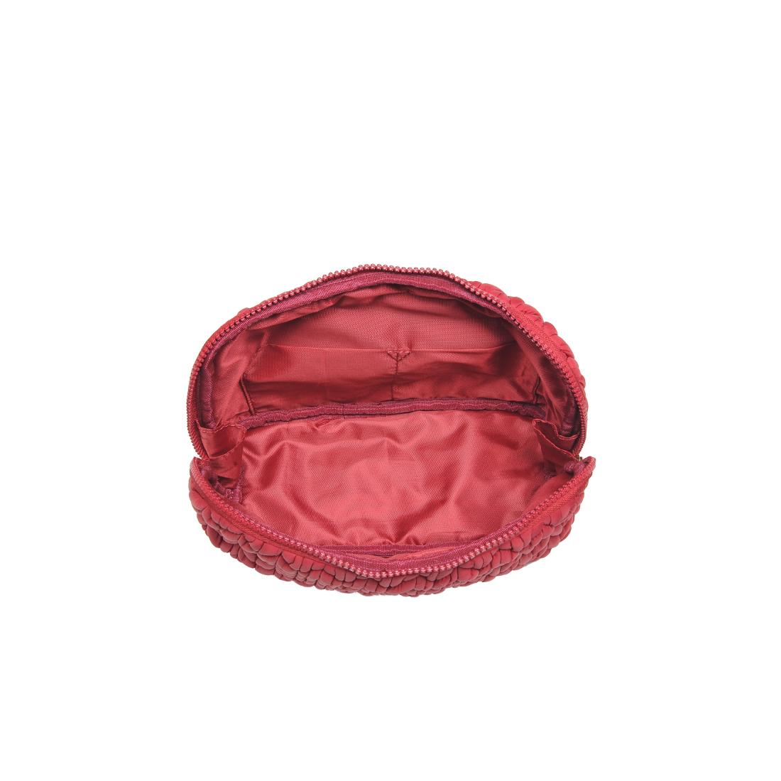 Urban Essentials Celisse Cosmetic & Travel Organizer Dome Pouch 840611197146 View 8 | Red