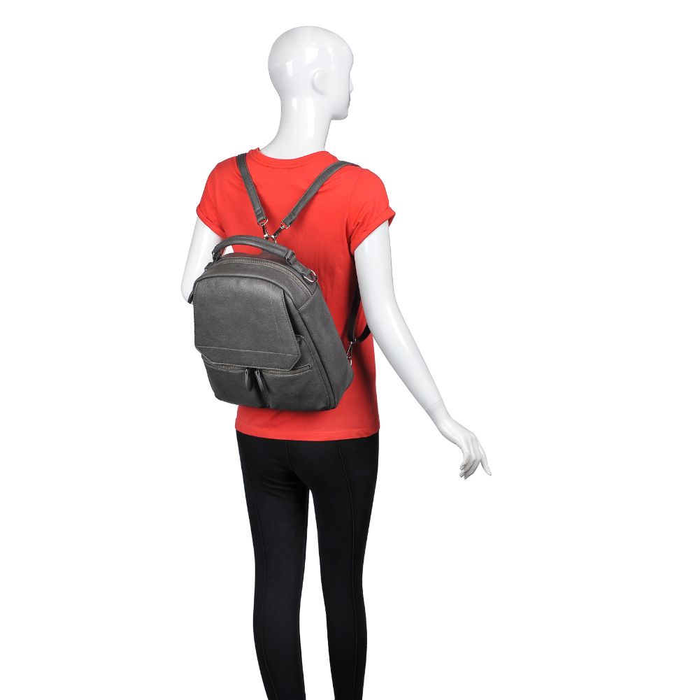 Product Image of Urban Expressions Enzo Backpack NA-840611166180 View 5 | Gunmetal