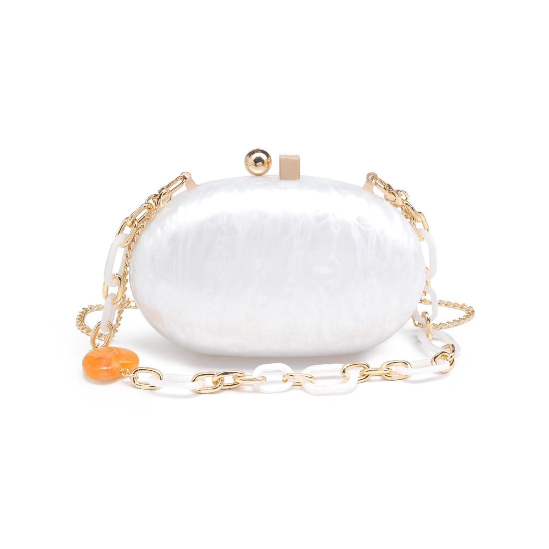 Product Image of Urban Expressions Tamberla Evening Bag 840611152701 View 7 | Ivory
