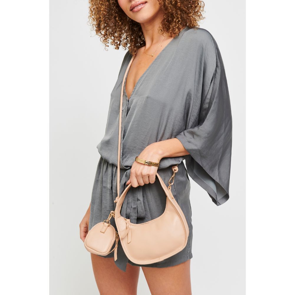 Woman wearing Natural Urban Expressions Ruby Crossbody 840611181664 View 1 | Natural