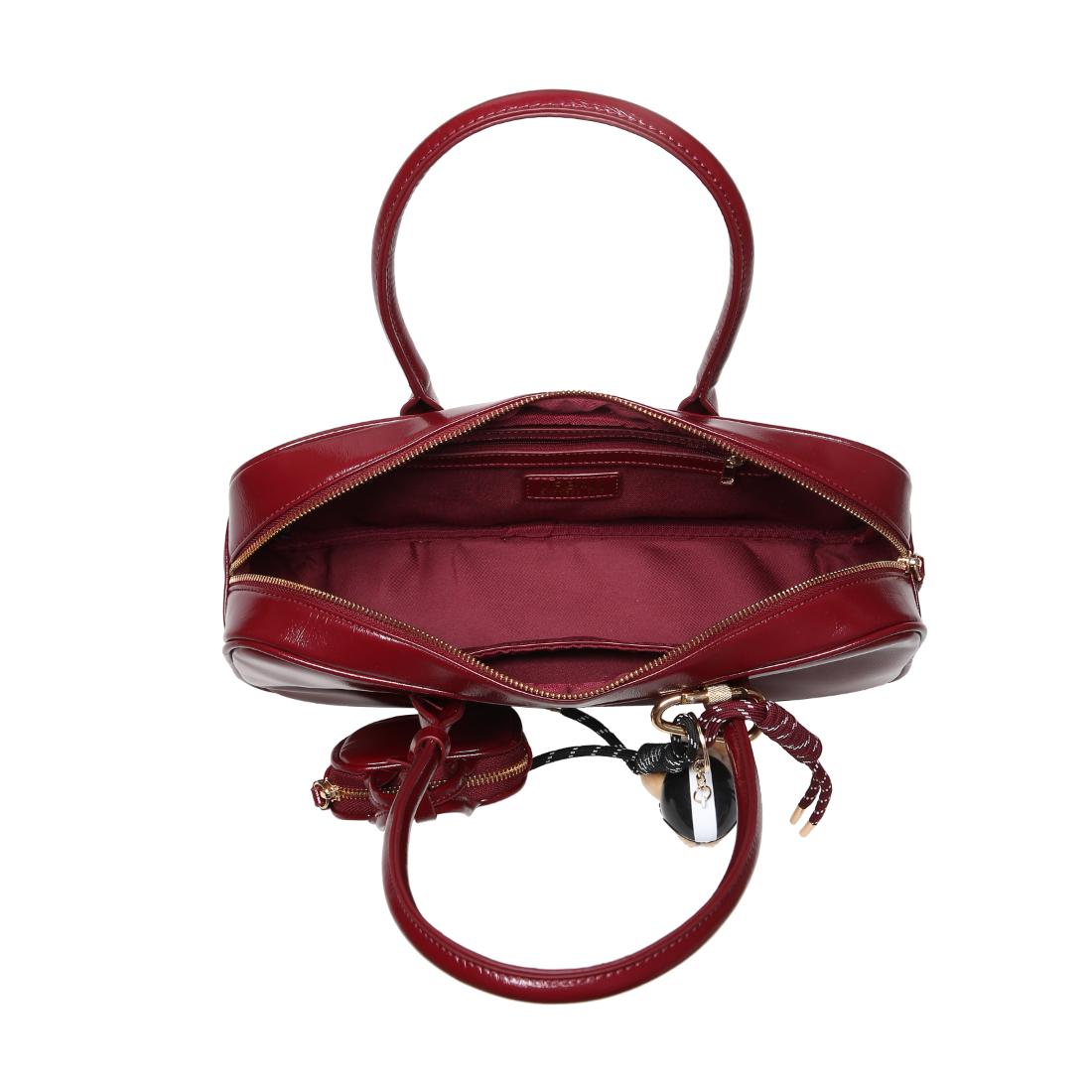 Product Image of Urban Expressions Liora Shoulder Bag 840611198075 View 4 | Burgundy