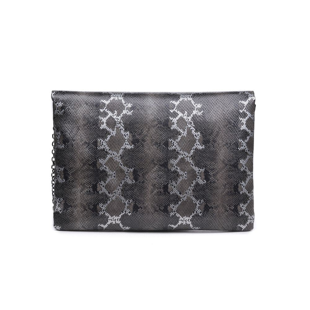Product Image of Urban Expressions Maddox Clutch 840611167521 View 3 | Gunmetal