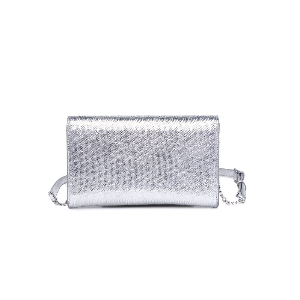 Product Image of Urban Expressions Riva Clutch 840611114556 View 7 | Silver