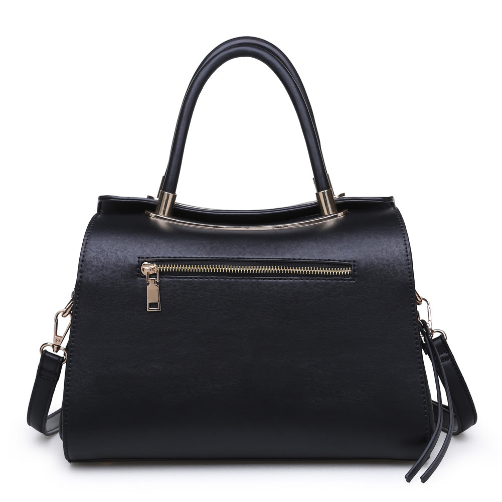 Woman wearing Black Urban Expressions Willa Satchel NA-840611149510 View 7 | Black