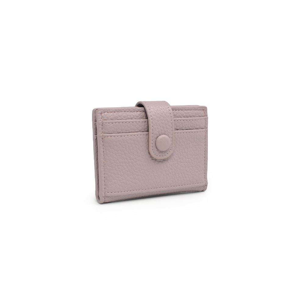 Woman wearing Lavender Urban Expressions Lola Card Holder 840611176417 View 6 | Lavender