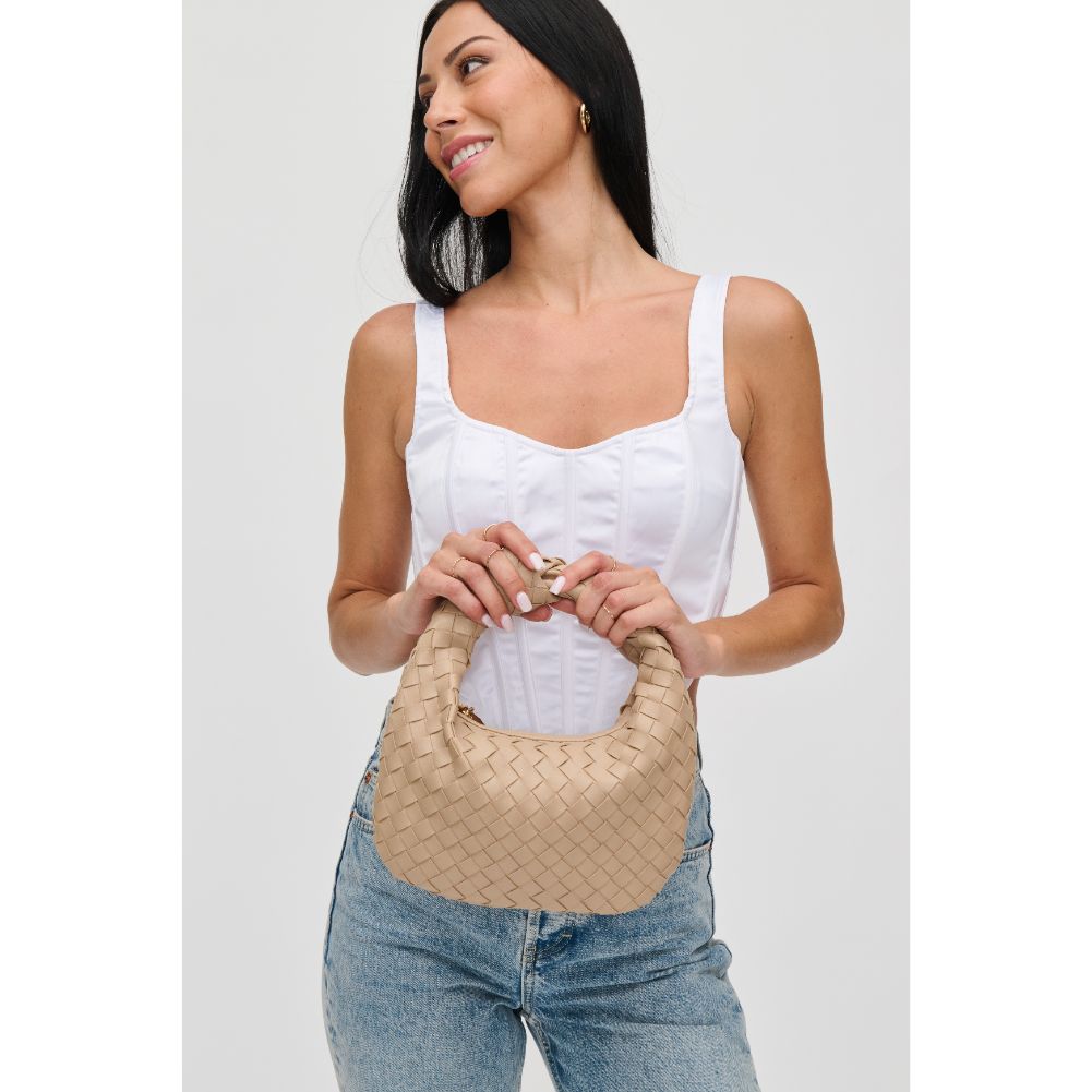 Woman wearing Natural Urban Expressions Tracy - Woven Clutch 840611109699 View 2 | Natural