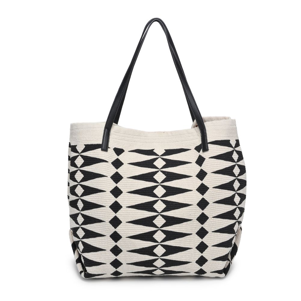 Product Image of Urban Expressions Suza Tote 818209017923 View 7 | Black White