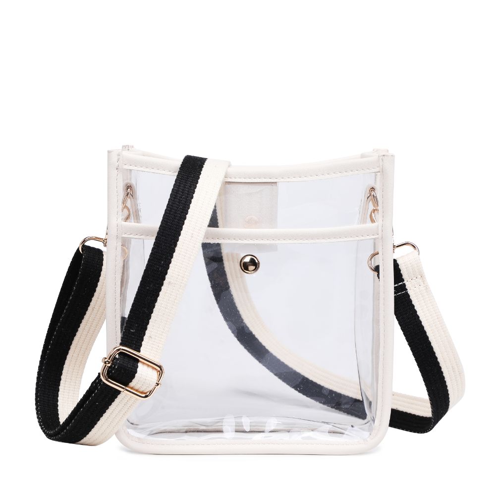 Woman wearing Ivory Urban Expressions Beckham Crossbody 840611119995 View 5 | Ivory