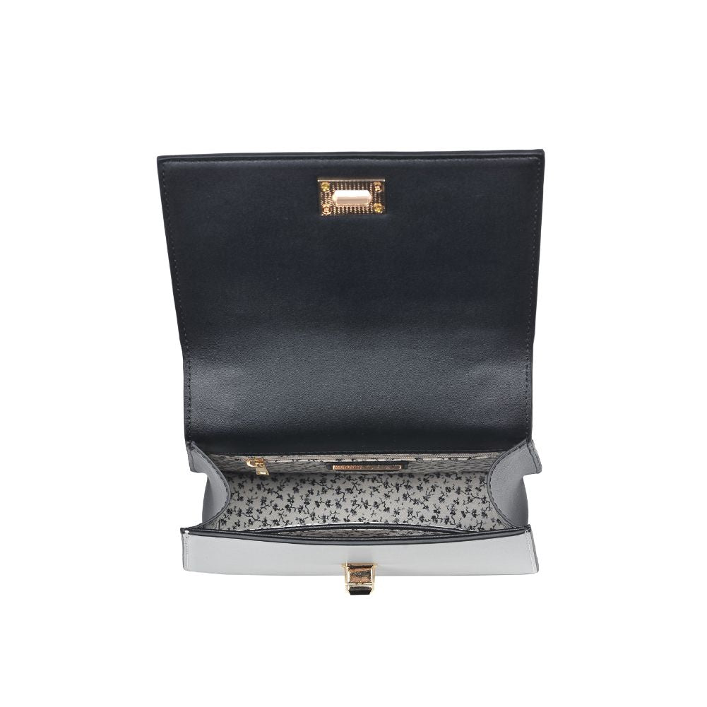 Product Image of Urban Expressions Jennifer Crossbody 840611170460 View 4 | Black White