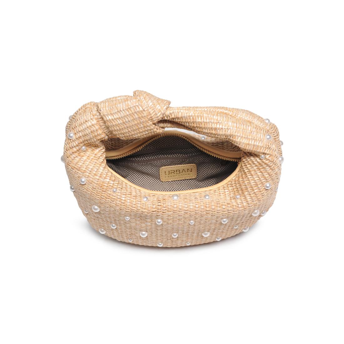 Product Image of Urban Expressions Tracy - Pearls Clutch 840611141644 View 8 | Natural