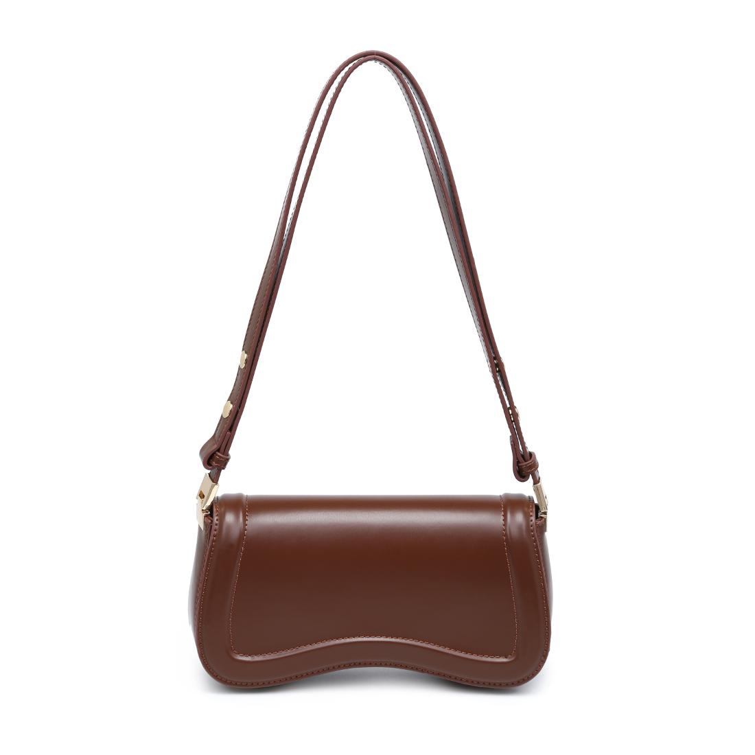 Woman wearing Chocolate Urban Expressions Max Shoulder Bag 840504208423 View 5 | Chocolate