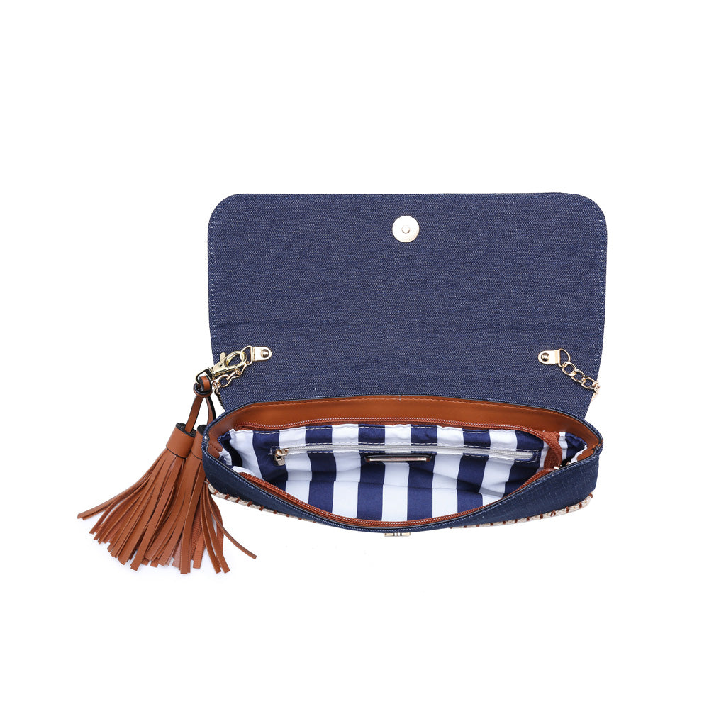 Product Image of Urban Expressions Kauai Clutch NA-840611141255 View 4 | Dark Denim