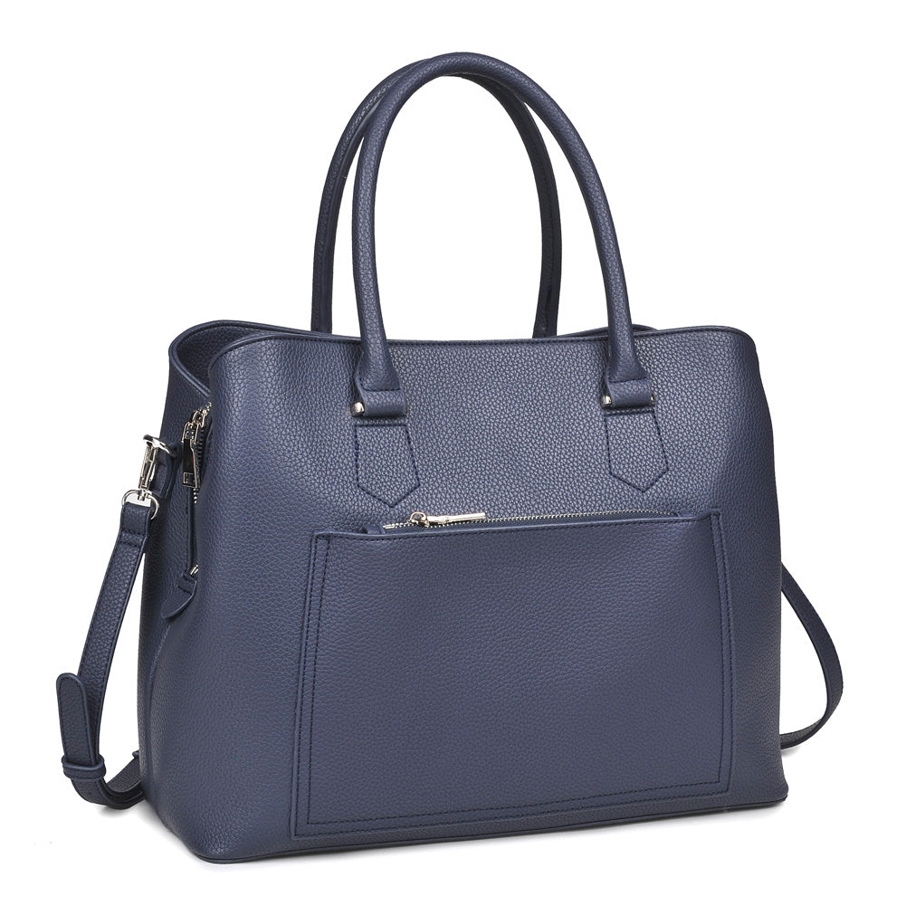 Product Image of Urban Expressions Leighton Satchel NA-840611151087 View 2 | Navy