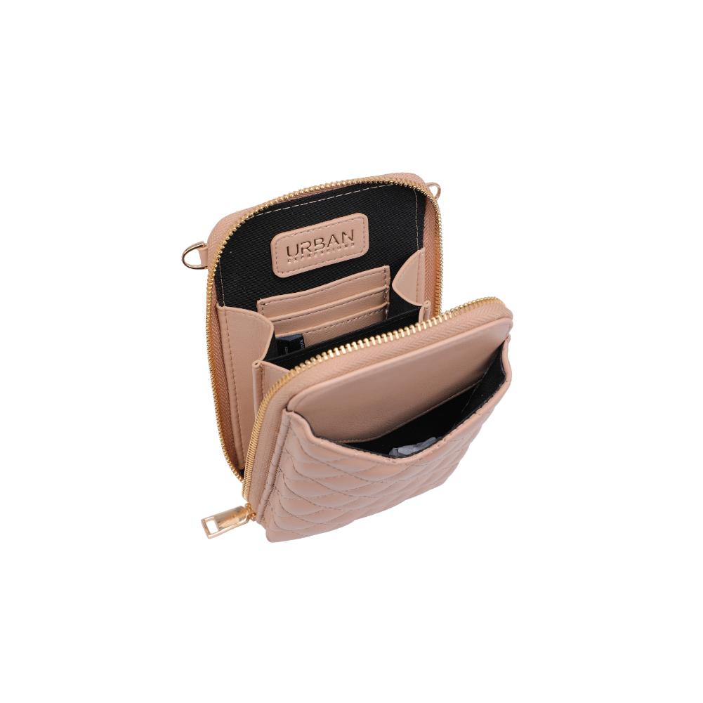 Woman wearing Natural Urban Expressions Bodie Cell Phone Crossbody 840611123374 View 9 | Natural