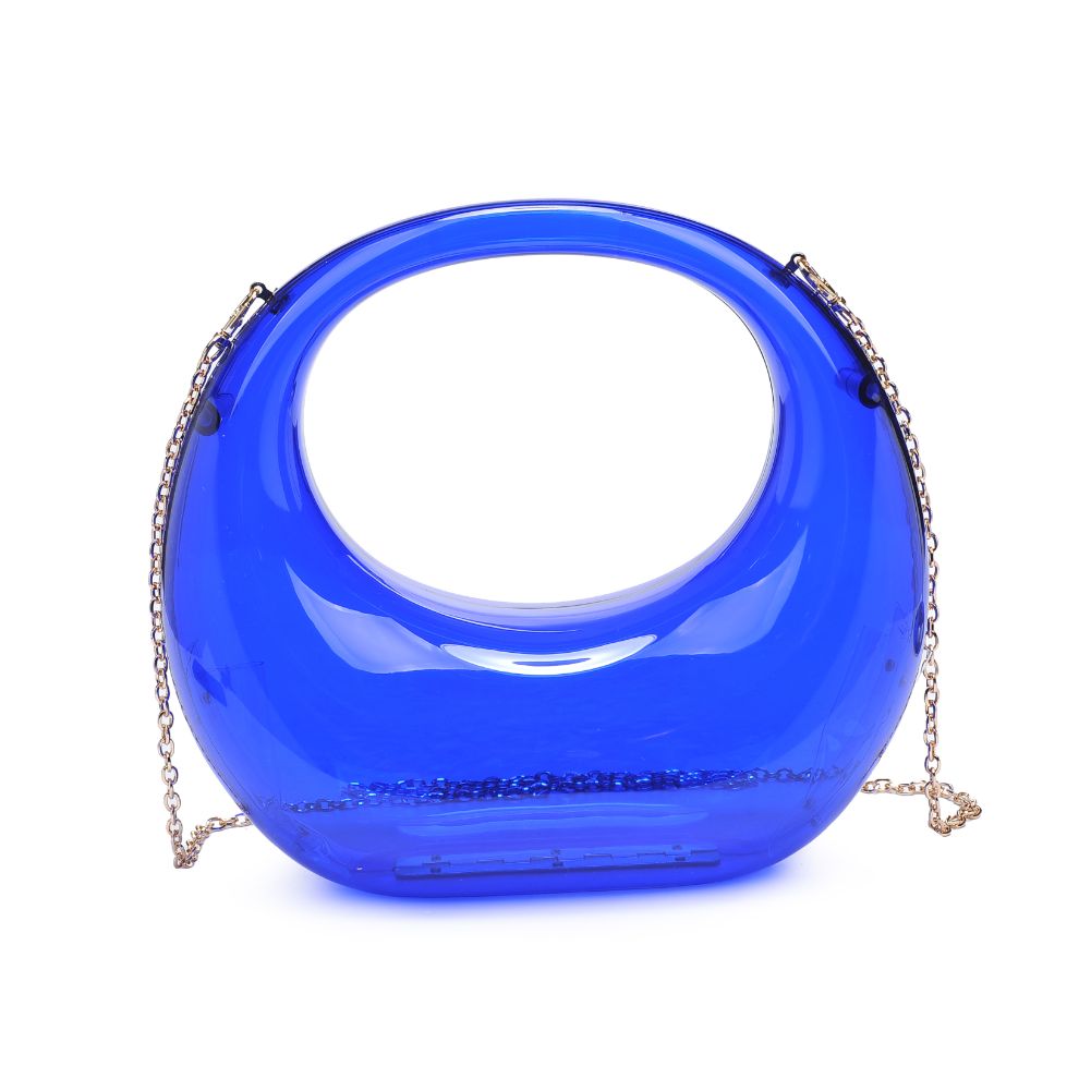 Woman wearing Royal Blue Urban Expressions Bess Evening Bag 840611115881 View 5 | Royal Blue