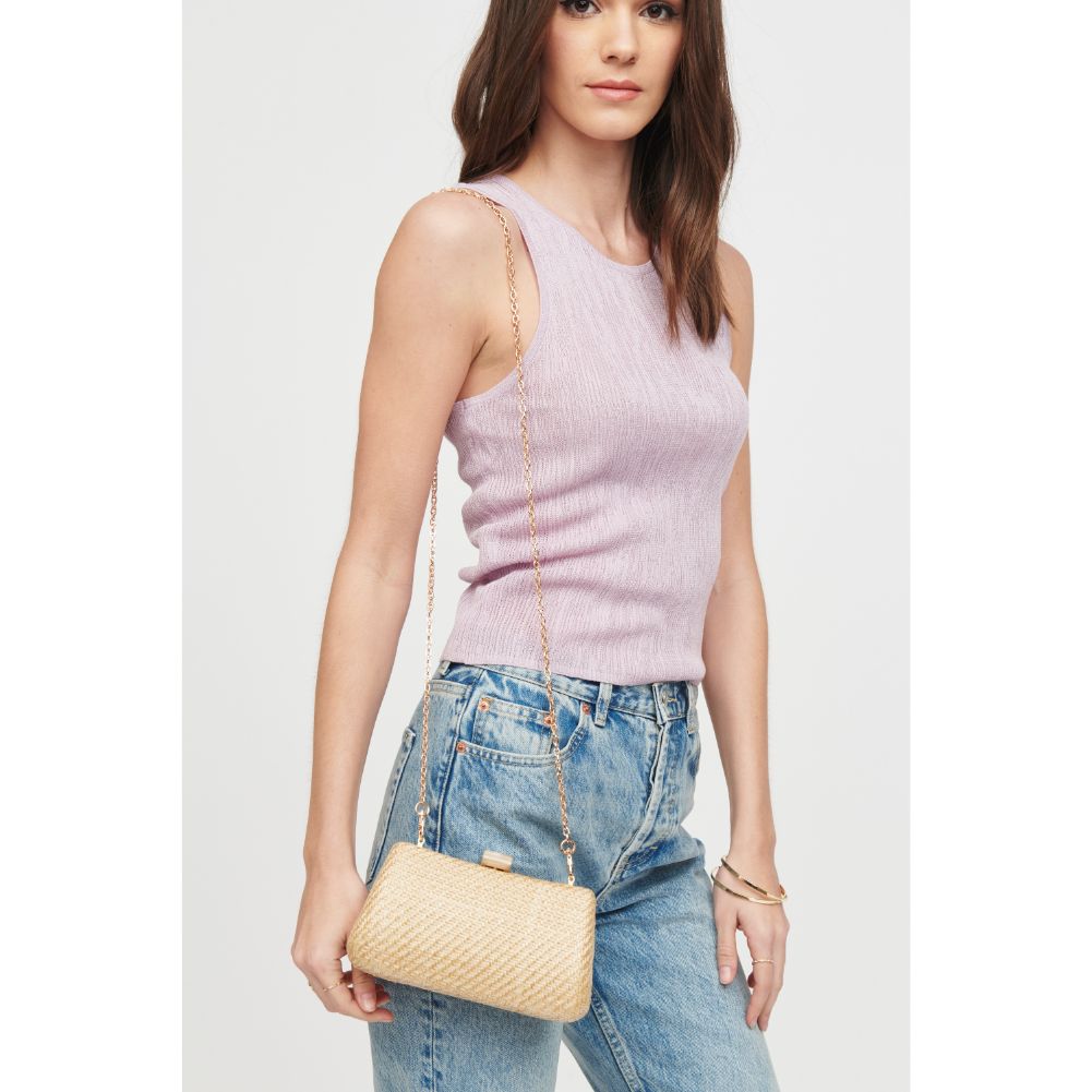 Woman wearing Natural Urban Expressions Winona Minaudiere 818209019095 View 2 | Natural