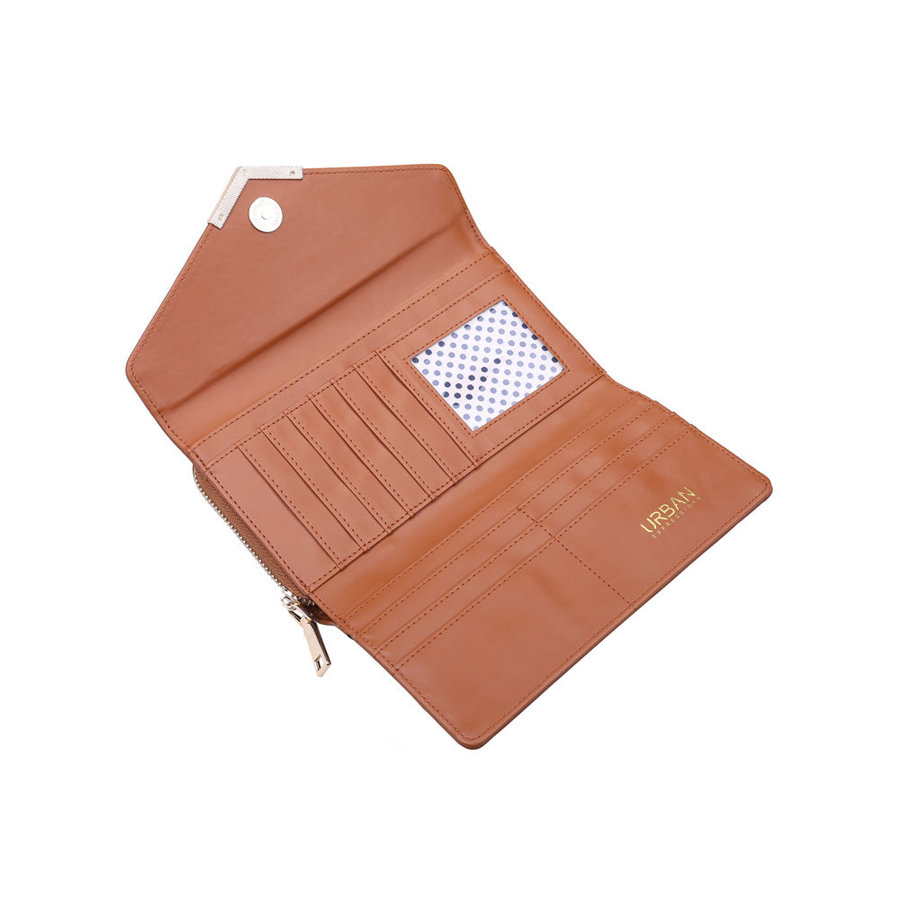 Product Image of Urban Expressions Sophia Wallet NA-840611149664 View 5 | Tan