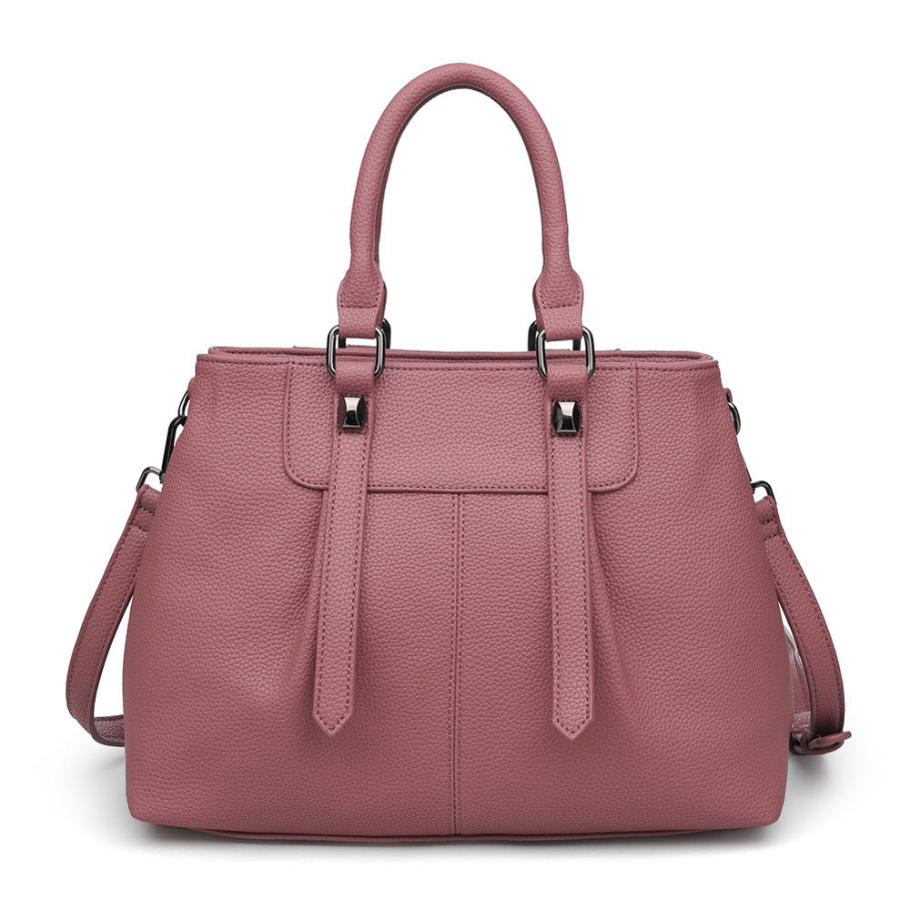 Product Image of Urban Expressions Austin Satchel NA-840611150561 View 1 | Mauve