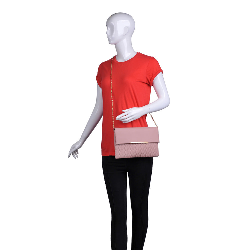 Product Image of Urban Expressions Jessie Clutch NA-840611159861 View 5 | Blush