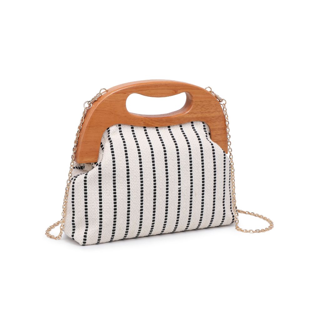 Product Image of Urban Expressions Java Clutch 840611100351 View 6 | White Black