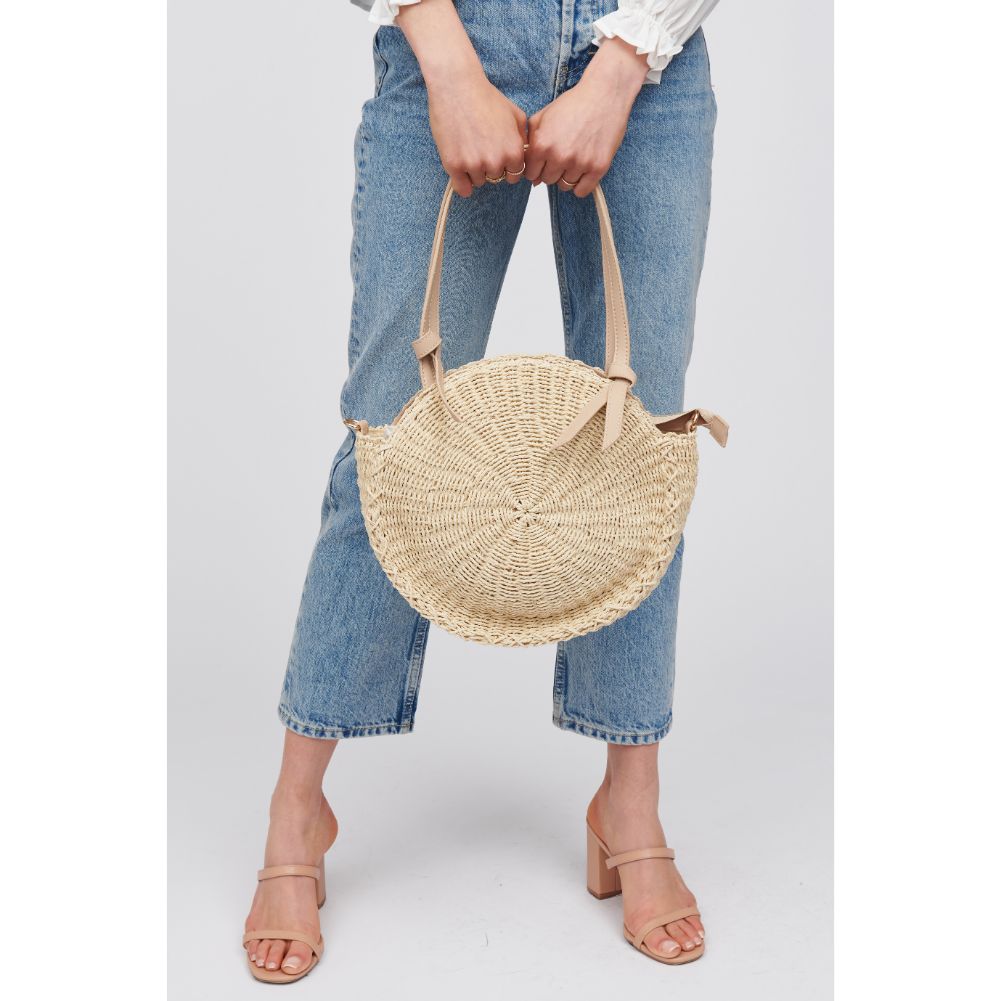 Woman wearing Cream Urban Expressions Ellesmere Shoulder Bag 818209018715 View 2 | Cream