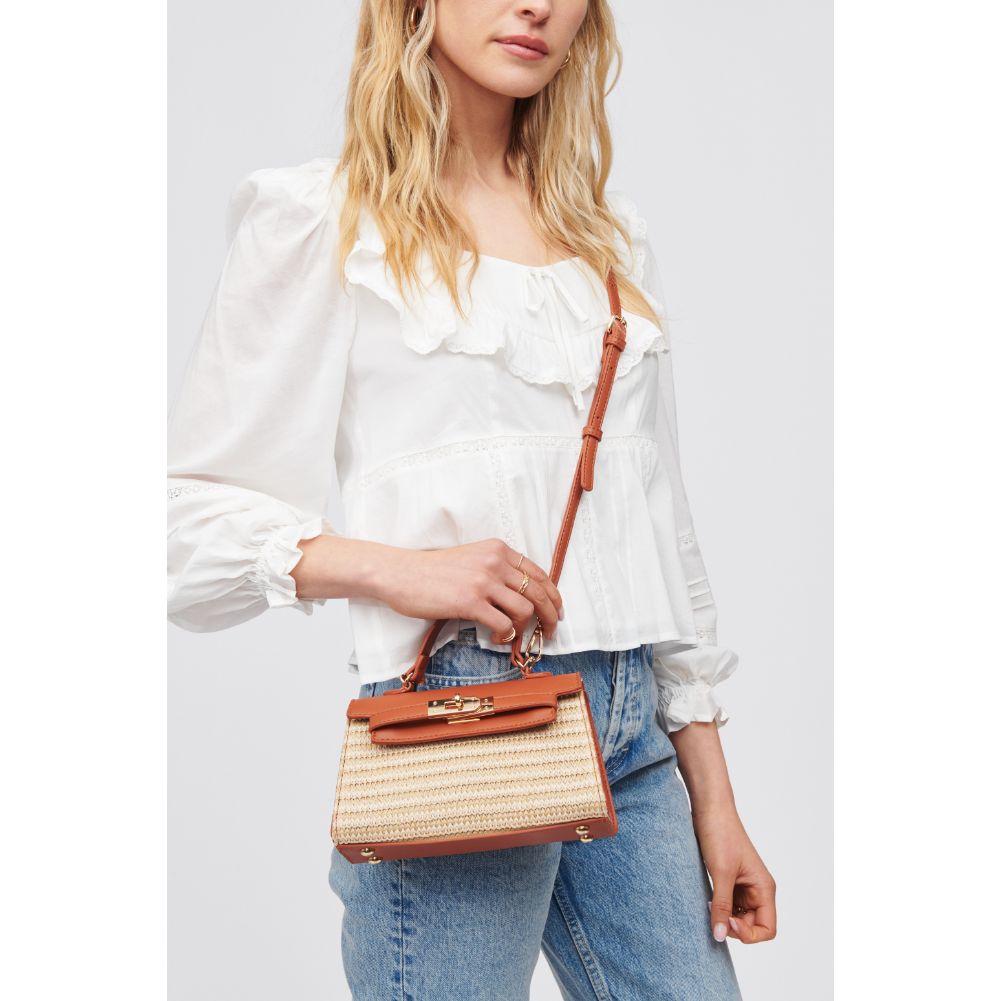 Woman wearing Natural Urban Expressions Sicily Crossbody 840611100412 View 2 | Natural