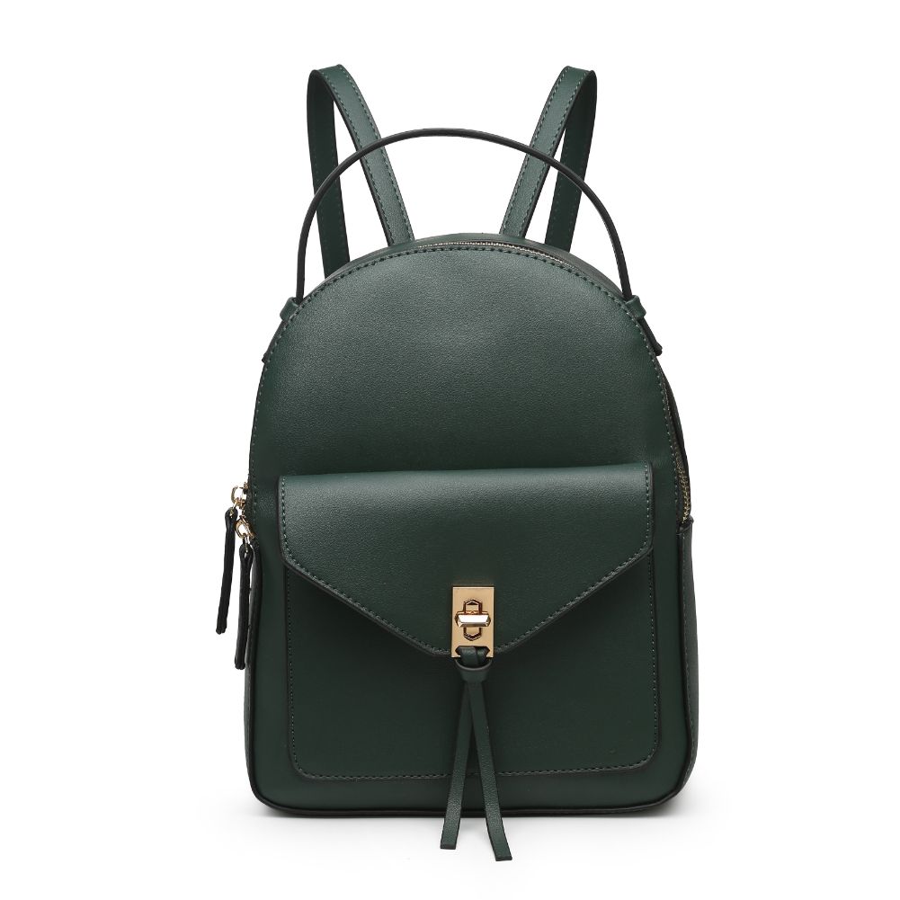 Product Image of Urban Expressions Gemma Backpack 840611165633 View 1 | Hunter Green