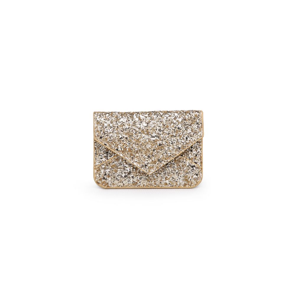 Product Image of Urban Expressions Fifi Confetti Card Holder NA-840611164872 View 5 | Gold