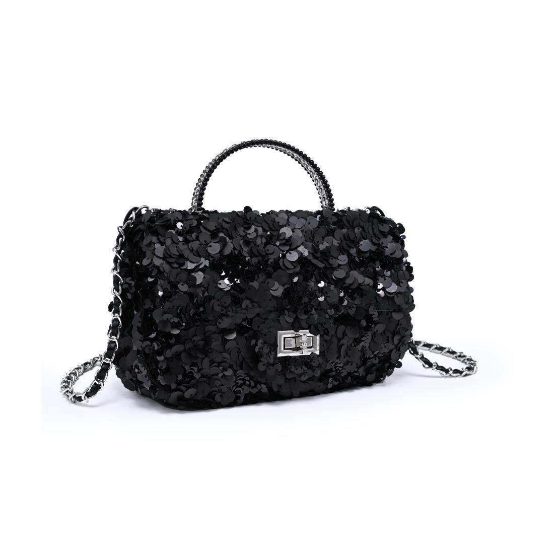 Woman wearing Black Urban Expressions Ella Evening Bag 840504204364 View 6 | Black