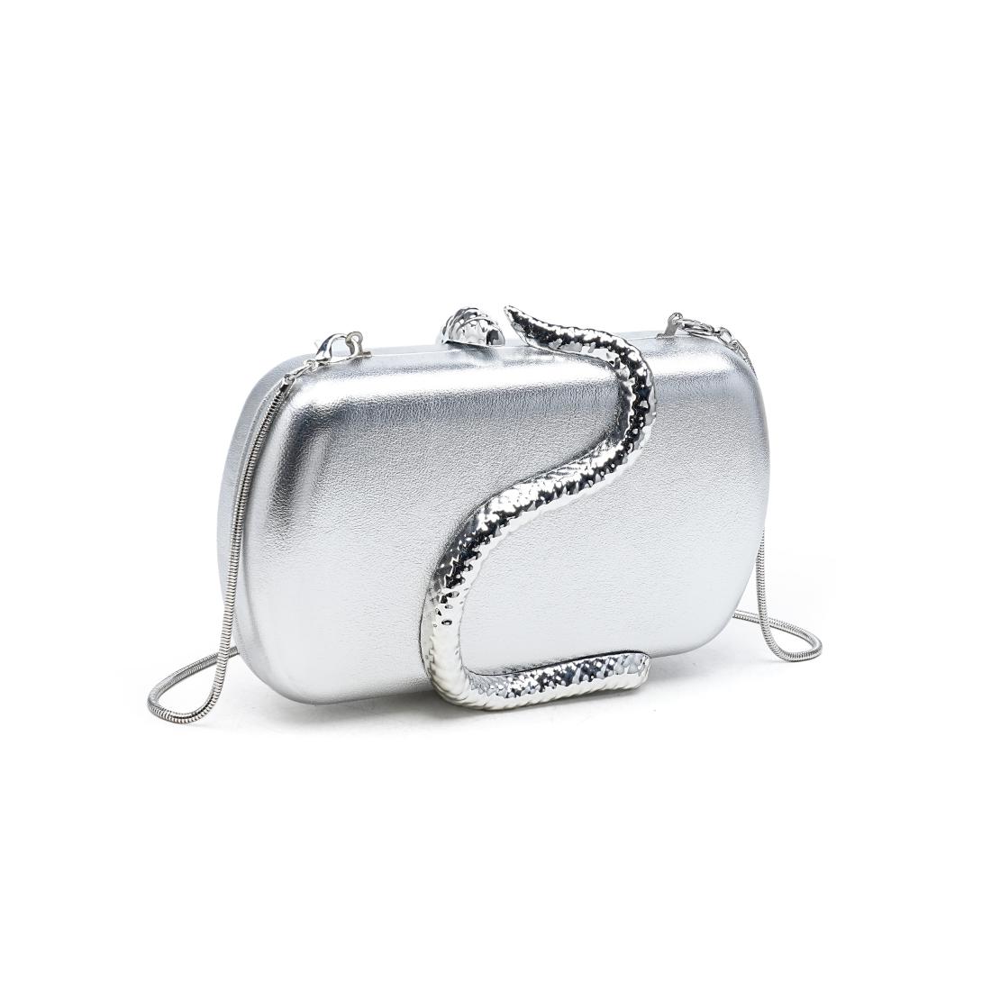 Urban Expressions Repuation Evening Bag 840504213045 View 2 | Silver