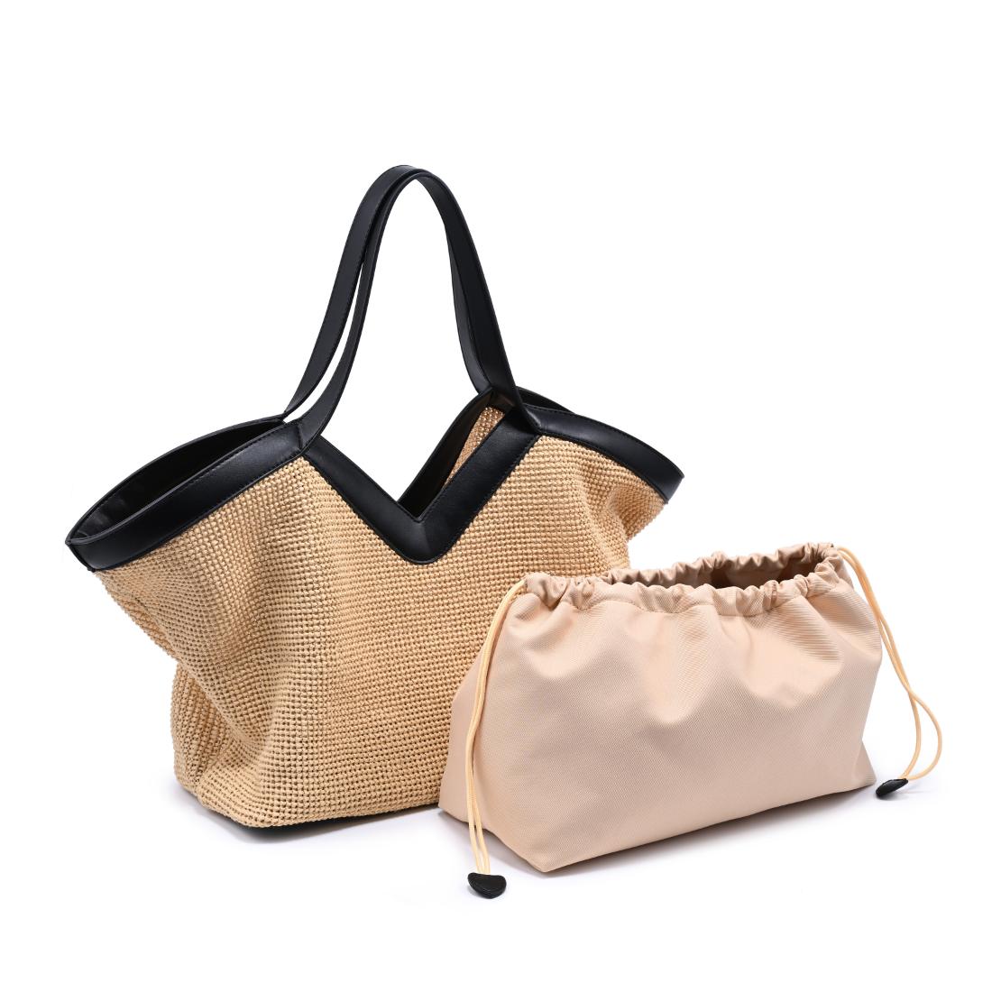 Urban Expressions Madelyn Tote 840504204180 View 6 | Natural Black