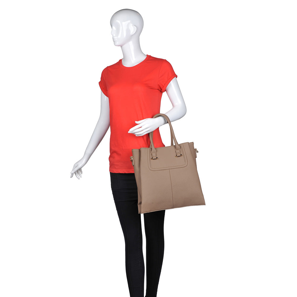 Product Image of Urban Expressions Dante Tote NA-840611150653 View 5 | Taupe