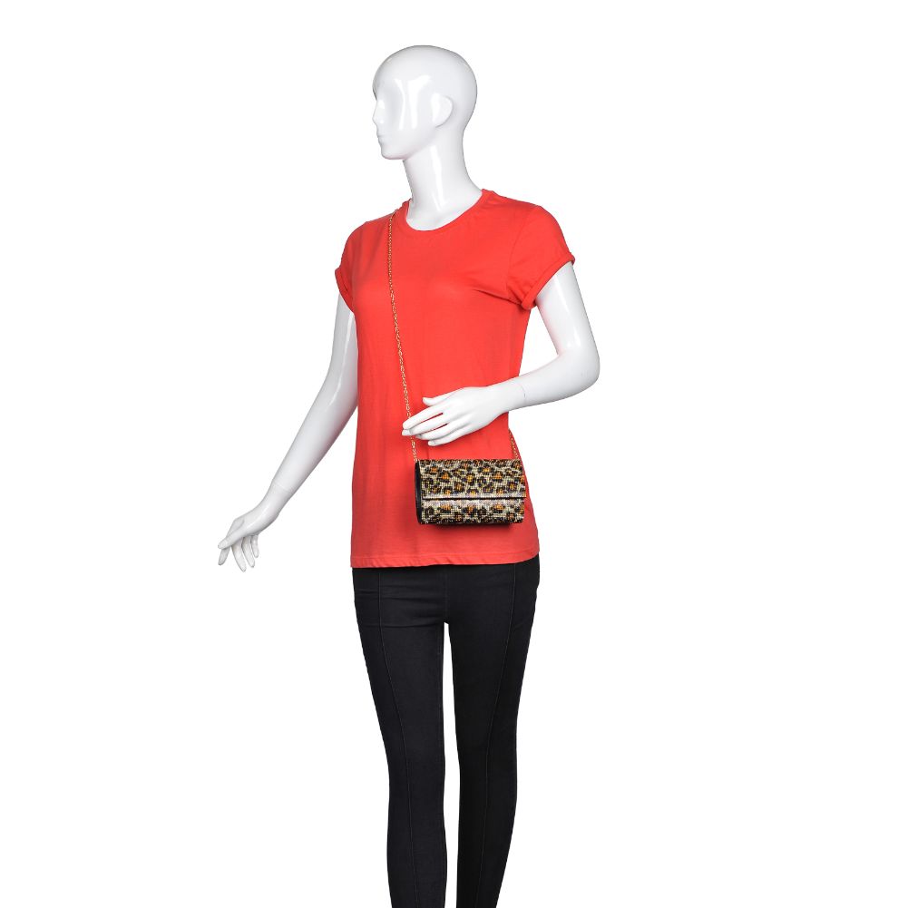 Product Image of Urban Expressions Becky Clutch 840611165107 View 5 | Leopard