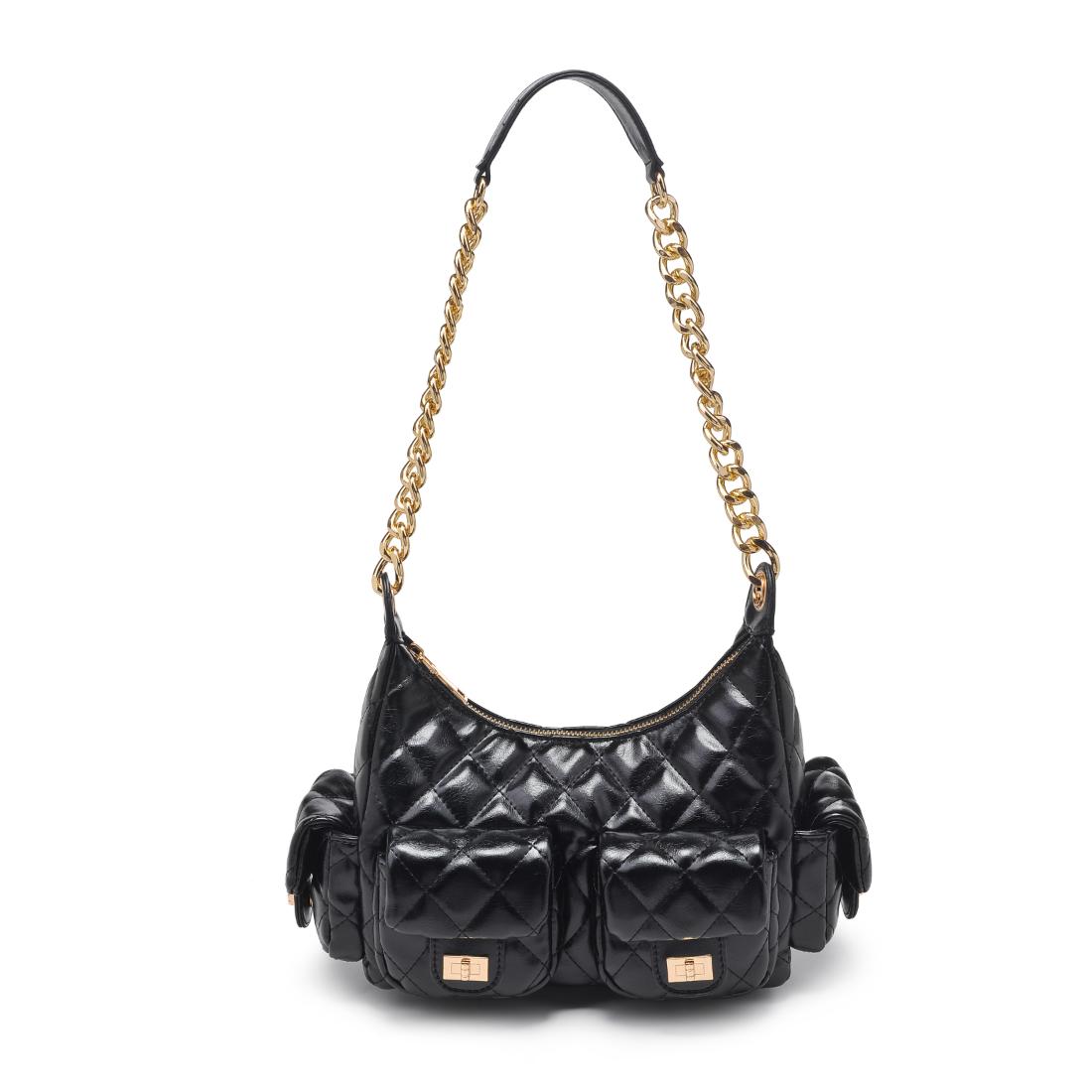 Product Image of Urban Expressions Janette Shoulder Bag 840611199126 View 5 | Black