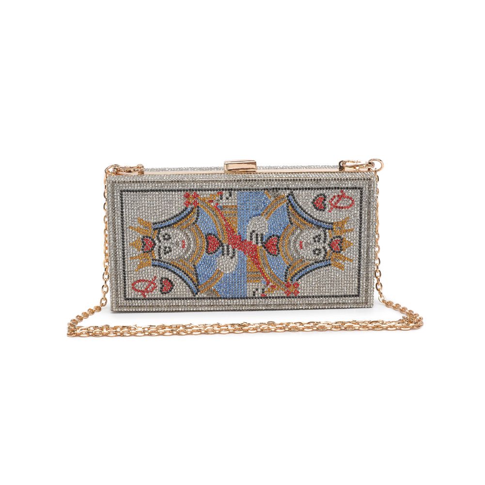 Product Image of Urban Expressions Judith Evening Bag 818209012270 View 5 | Silver Multi
