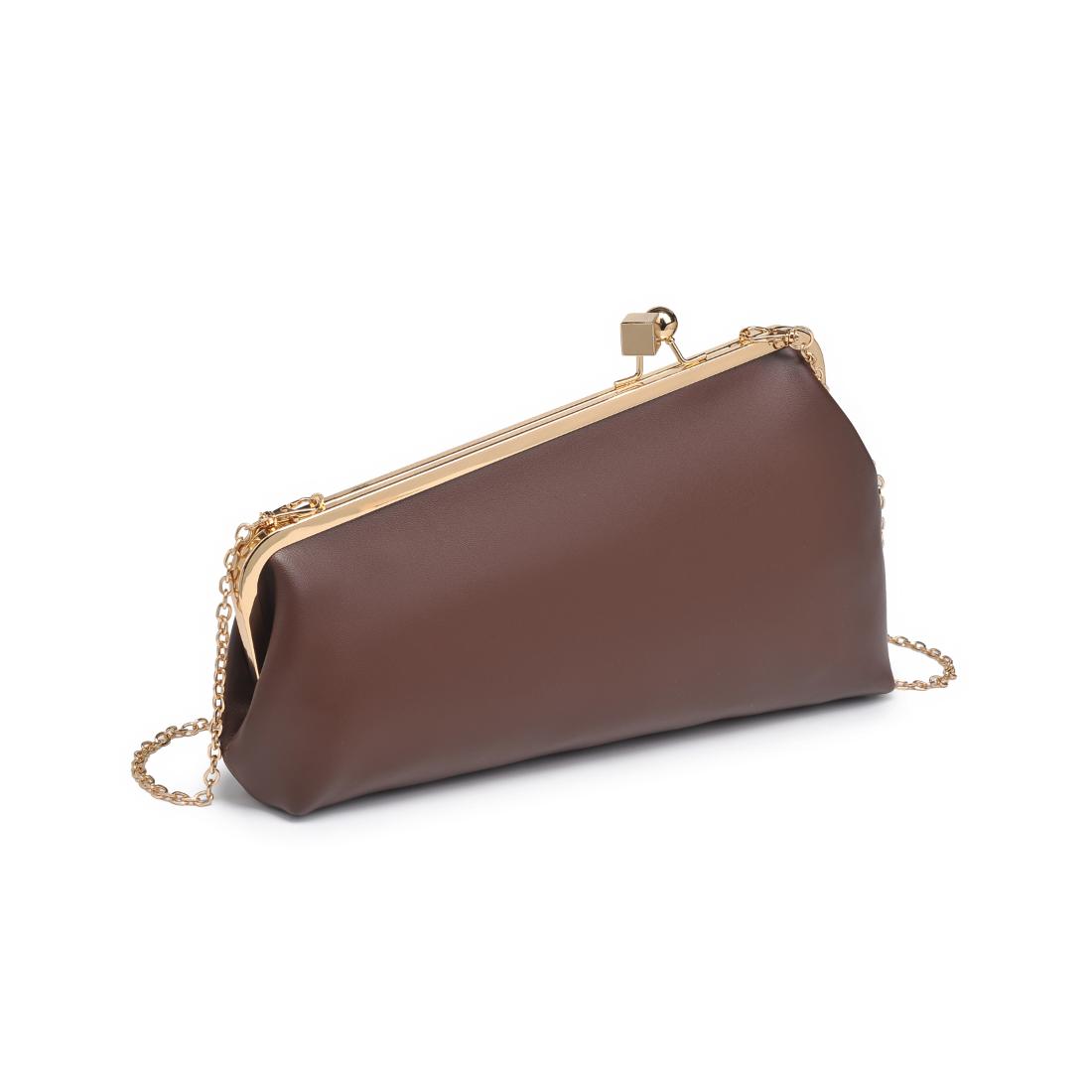 Product Image of Urban Expressions Helena Clutch 840504200168 View 6 | Chocolate