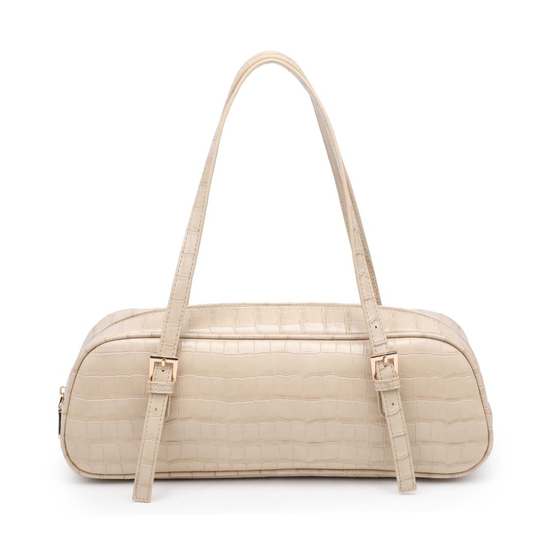 Woman wearing Nude Urban Expressions Athena Shoulder Bag 840504206184 View 5 | Nude