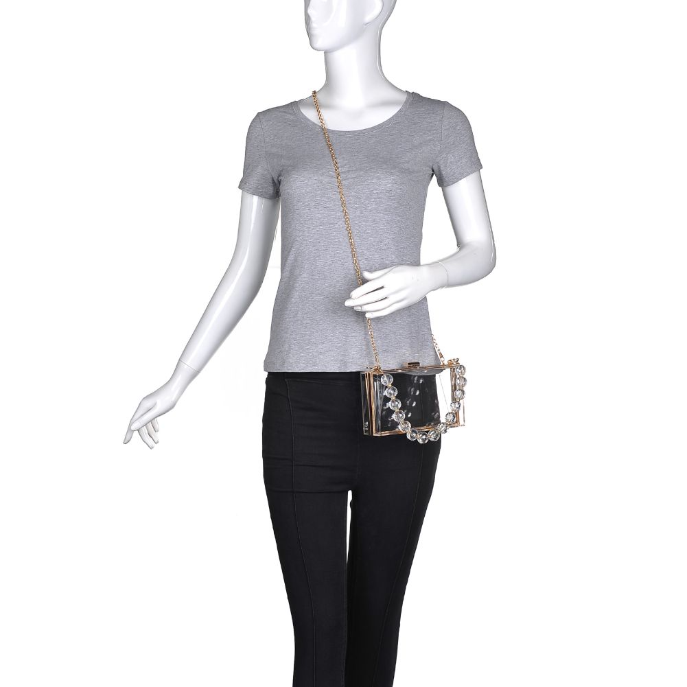 Product Image of Urban Expressions Mimi Evening Bag 840611169754 View 5 | Clear