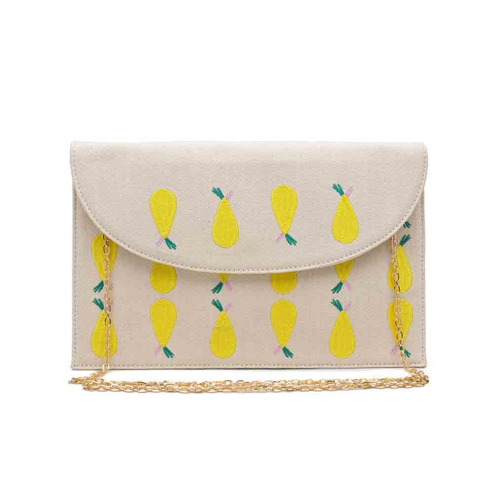 Product Image of Urban Expressions Daiquiri Clutch NA-840611146854 View 1 | Lemon